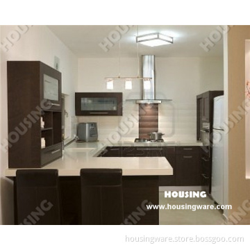 Fashinable PVC Kitchen Cabinet in Model Design